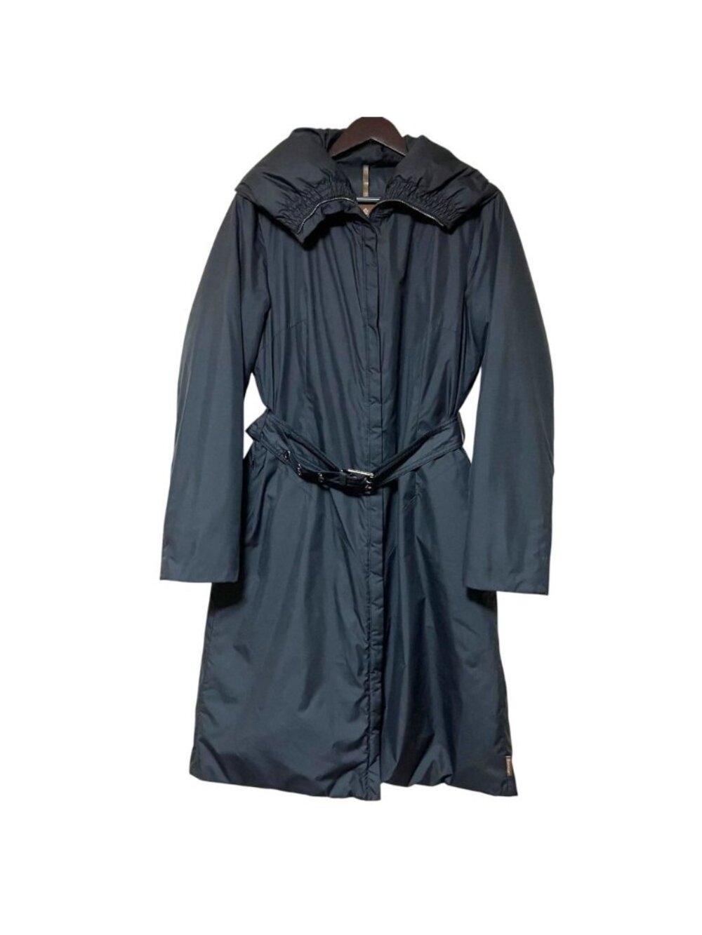 Moncler Belted Down Coat Black Autumn Winter 2